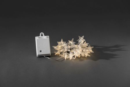 Guirlande lumineuse LED avec étoiles, IP44