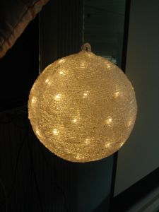 LED-Kugel aus Acryl, Durchmesser 15cm