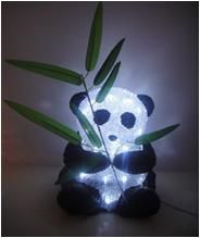 3D-LED -Pandabär, IP44 für Aussenanwendung geeignet