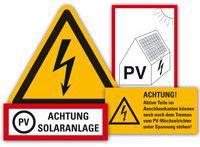 Kennzeichnungs-Set für Photovoltaikanlagen