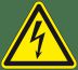 Avertissement de tension électrique dangereuse